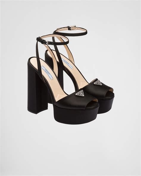 prada high heel platform sandals.